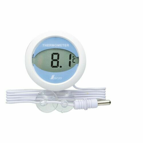 シンワ デジタル T 冷蔵庫用温度計 72980 丸型 BOVM701