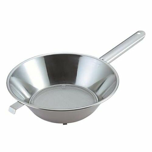 YUKIWA エコクリーン18-8片手パンチング油こし 23cm UK AEK2503【送料無料】