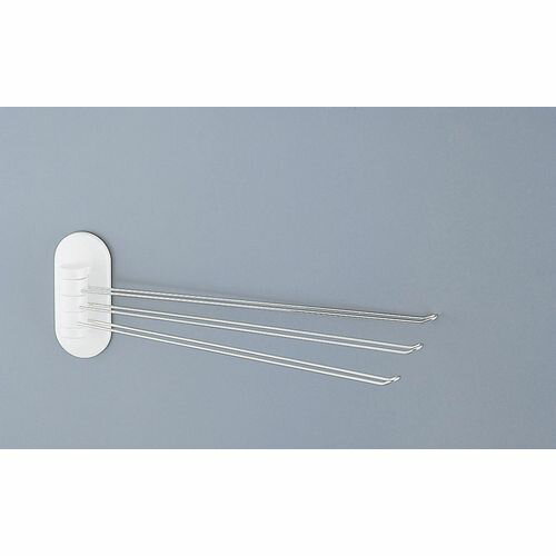 ニトムズ はがせる3本ふきんかけ ロングステンレス M2630 DHT2601【送料無料】