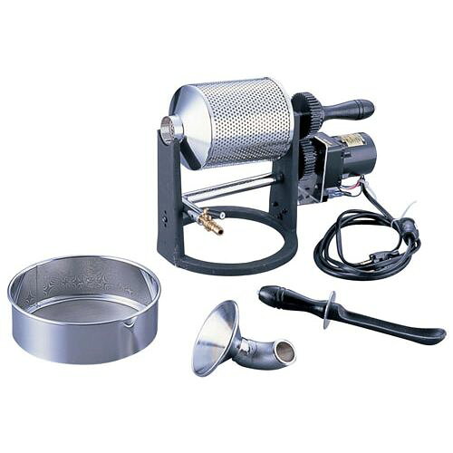 ユニオン サンプルロースター 電動式 12・13A FLC0202 JANコード 4905001269592●ガス種:12A・13A●幅(柄含む)X奥行X高さ(mm):330×200×250●重量(kg):5■電源:単相100V 50/60Hz ■消費電力:8W ■質量:4kg■付属品:じょうご、テストスプーン、フルイ ガス消費量:LPG 700kw(830kg/h) 都市ガス 800kw(1,080kcal/h)ガス接続口:LPG φ9.5mm(ゴム管口) 都市ガス φ9.5mm(ゴム管口)・100~200gまで焙煎可能。■・ドラムはステンレス製ですので、丈夫で長持ち。■・ステンレス製バーナーがドラムの下についており、 火力も調整可能。【送料について】北海道、沖縄、離島は送料を頂きます。【クレジットカードご利用について】※ご注文の際にお客様の本人確認（電話/メール確認等）をお願いする場合がございます。