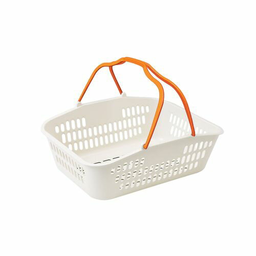 Plastic - よし与工房 セルフバスケット 深型YK-1500-V オレンジ WSL8703