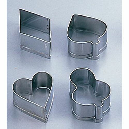 田中糧機 クッキー抜き型セット No.2121 トランプセット(4ヶ入) WKTE7【送料無料】