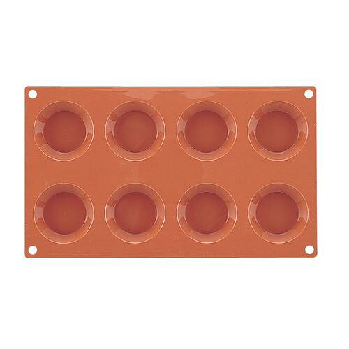 Cake Forms - Marttellato(マルテラート) フレキシブルモルドSF015 60 タルトレット 8ヶ取 WML5901【送料無料】