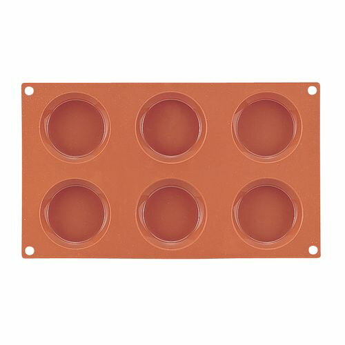 Cake Forms - Marttellato(マルテラート) フレキシブルモルドSF046 70 フラン型 6ヶ取 WML7201【送料無料】
