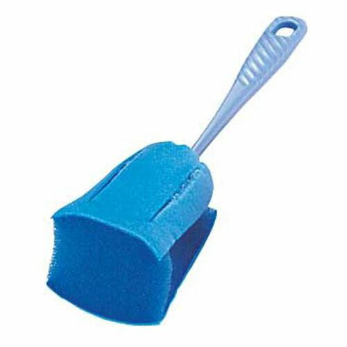 モック べっぴんさん コップ用柄つきスポンジ ブルー JBT0401