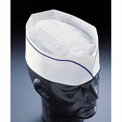 パル フォレージュハット ブルーライン A95008 （100枚入） SHT27 JANコード 5025254002933●メーカー品番:A95008●全高(mm):84●入数:100枚入■※上部がメッシュになっており、蒸れにくく、 快適に...