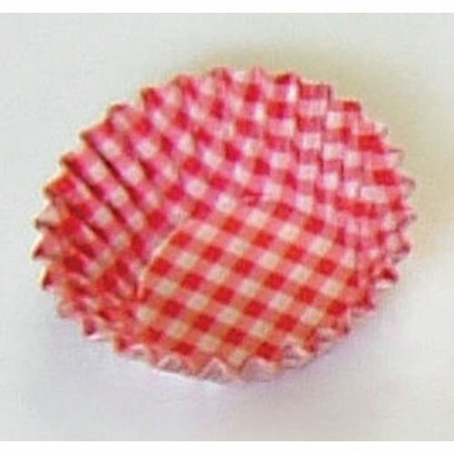 遠藤商事 オーブンケース チェック柄(250枚入) 6号深口 赤 XOC0216
