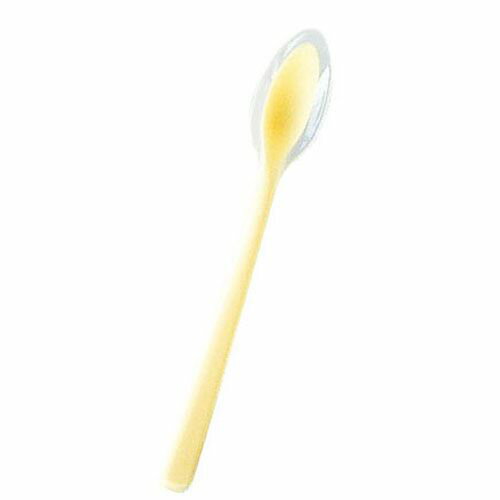 岡部洋食器 口あたりやさしいスプーン 一体深型・小 イエロー OSP1602