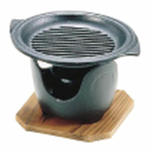 Kitchen Equipments - 三和精機 (S)卓上焼 ミニ皿セット グリル丸 QTK08【送料無料】