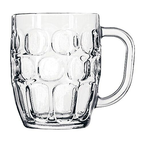 Libbey(リビー) ディンプル ジョッキ No.5355（6ヶ入） RLBGC01 JANコード 0031009458851●メーカー品番:No.5355●直径(口径)×高さ(mm):92(92)×124●容量(cc):569■リビー ビールマスターMUGS & TANKARDS マグ&タンカード(ジョッキ)■※アメリカ製【送料について】北海道、沖縄、離島は送料を頂きます。