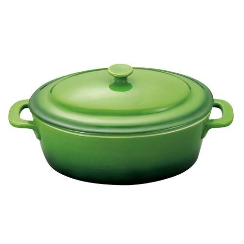 Gratin Dishes - M-style ソレイユ オーバルキャセロール S SO1813 グリーン RSLI002