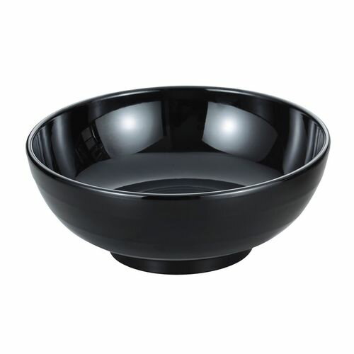関東プラスチック エコそば丼 M-109 黒 REK0802