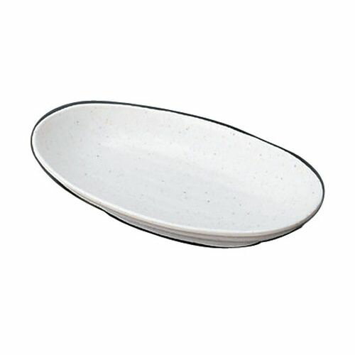 Oval Dishes - マイン メラミンウェア 白 小判皿 中 M11-113 RMI6702
