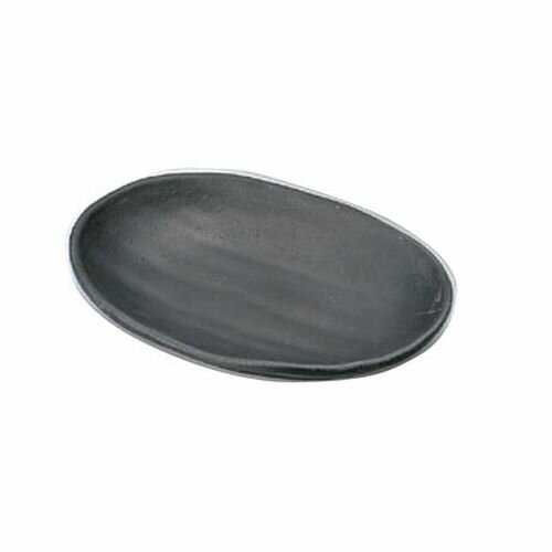 Oval Dishes - マイン メラミンウェア 黒 小判皿 小 M11-137 RMI7503