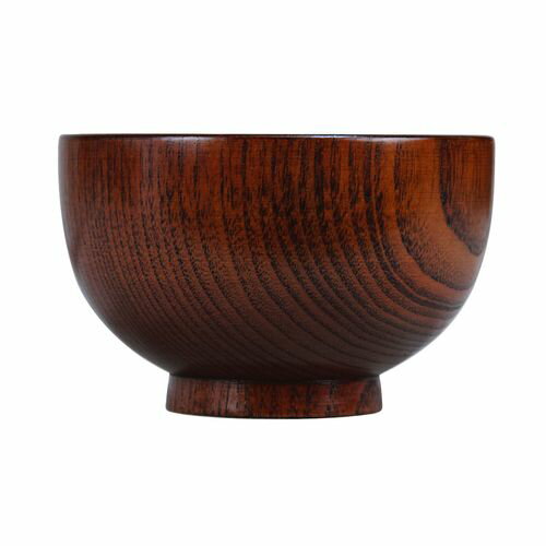 クラフト木の実 すり漆 丸型汁椀 ED-70531 RSLJ401