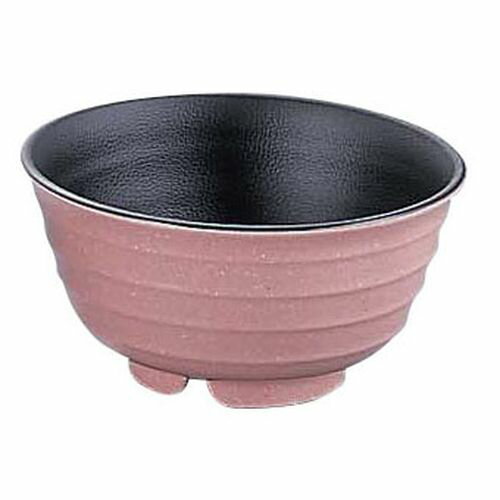 遠藤商事 メラミン 小うどん鉢 773-dB さくら内黒 RUD1005