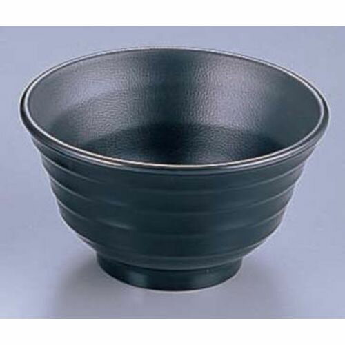 遠藤商事 メラミン 多用丼 B-766 黒 RDVA903
