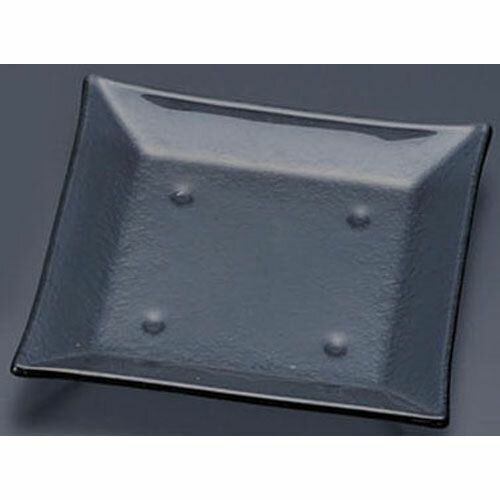 Square Plates - タイガーグラス スクエアプレート 185 163-194-02 グレー RTI5102【送料無料】