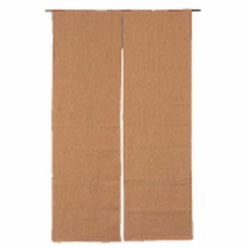 遠藤商事 NKM0015半間のれん 柿渋染 無地 YNLJ3【送料無料】