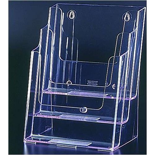 クルーズ PSカタログケース 77301 （A4判・3段） ZKT10 JANコード 4943740773017●メーカー品番:77301●幅×奥行×高さ(mm):241×203×321●重量(kg):0.99●材質：ポリスチレン■各種パンフレット・チラシ・カタログ類の陳列・整理・保管にとても便利。■インジェクション一体成製品なので、デザインが良く頑丈です。【送料について】北海道、沖縄、離島は送料を頂きます。