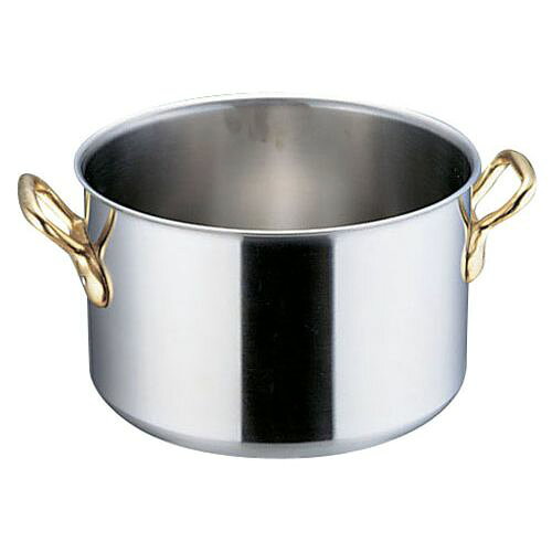 Ih Compatible - 遠藤商事 SAスーパーデンジ 半寸胴鍋(蓋無) 24cm AHV54024【送料無料】