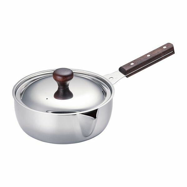 マルタマ MASTカラス口パン蓋付(目盛付) 18cm(代引不可)【送料無料】