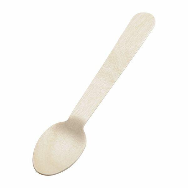 大黒工業 使い捨て木製スプーン(100本入) 140mm WS-140(代引不可)