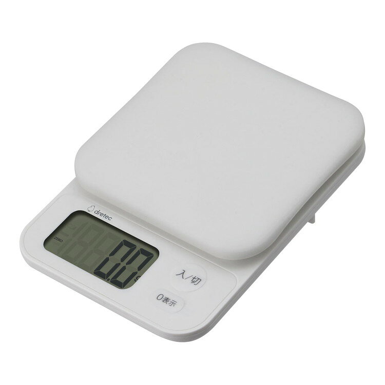 ■商品説明●最大計量3000g ●最小表示(0.3~300gまで0.1g) ( 300~1500gまで0.5g)(1500~3000gまで1g)●電源:単4乾電池×2本付●外して洗えるシリコーンカバー付きで、滑りにくく衛生的です。●便利な壁掛け用フック穴付き。。■商品サイズ●幅×奥行き×高さ(mm):183×130×30■カラー■生産国中国■材質ABS樹脂■備考【代引きについて】こちらの商品は、代引きでの出荷は受け付けておりません。【送料について】北海道、沖縄、離島は送料を頂きます。