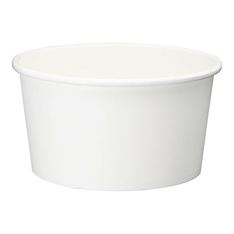 Paper Cups - アイス&スープカップ12オンス25個入ホワイト(PLAラミ)水野産業株式会社4905001389207(代引不可)