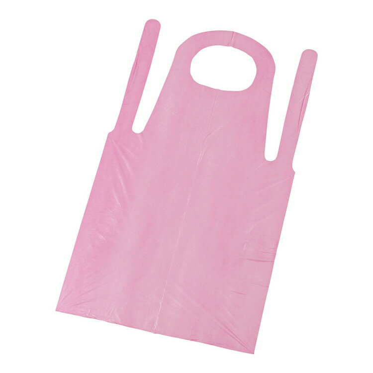 使い捨て エプロン20 バイオマス(50枚入) S ピンク旭創業4990798726328(代引不可)