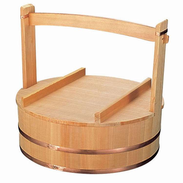 樂天商城 - 木製出前岡持(椹製) 45cm(代引不可)【送料無料】