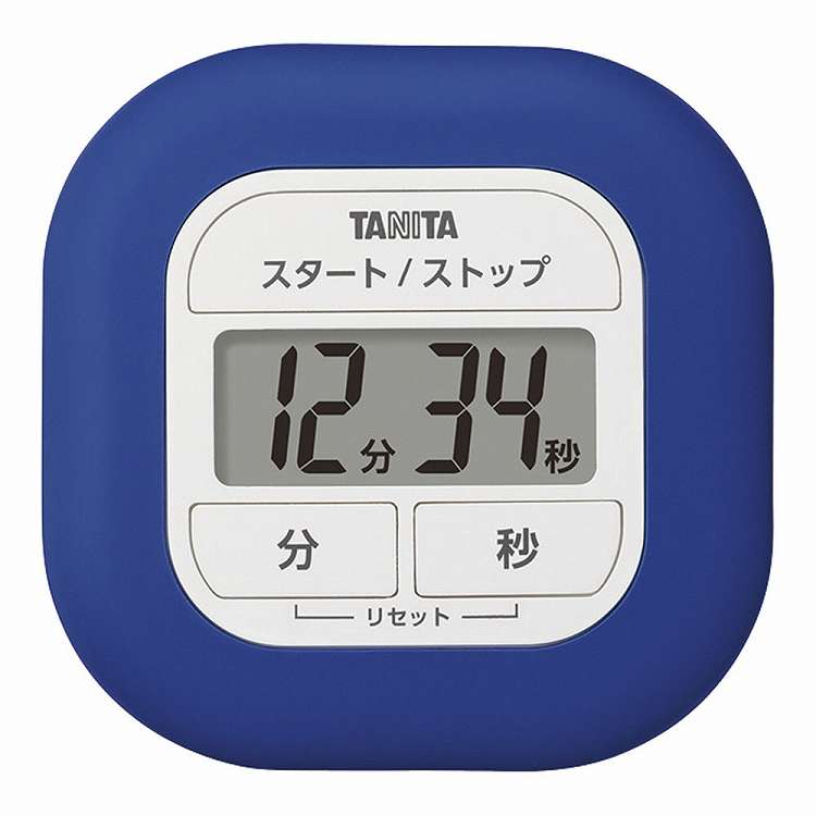 Scales - タニタ くるっとシリコンタイマー TD-420BL ブルー(代引不可)