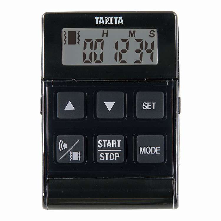 タニタ バイブレーションタイマー TD-370N ブラック(代引不可)