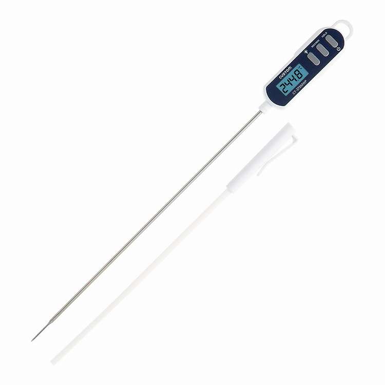 ●防水規格IP66準拠の防水ペン型温度計 ●275mmの長いプローブで奥深くの温度も測りやすい ●プローブの先端が1.8mmと細いため、応答速度が速く、被測定物へのさし傷が目立ちにくい ●内臓の磁石で金属面に取り付けることができます。 ●プローブ:φ3.5×275mm(先端Φ1.8mm)【代引きについて】こちらの商品は、代引きでの出荷は受け付けておりません。【送料について】北海道、沖縄、離島は送料を頂きます。