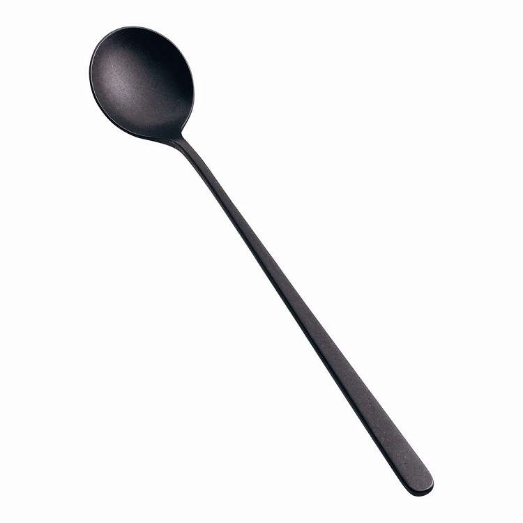TKG18-8ヘリテージアンジェ ロング カフェスプーン バレルブラック(代引不可)