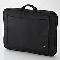 ■カバンの中から取り出しやすい!15インチ・15.4インチ・15.4インチワイド・15.6インチワイド・16インチ・16インチワイド・16.4インチワイドサイズに対応した“取っ手が付いたインナーバッグ"。［特徴］■カバンに入れていても取り出しやすい、取っ手付きのインナーバッグです。 ■15インチ・15.4インチ・15.4インチワイド・15.6インチワイド・16インチ・16インチワイド・16.4インチワイドサイズに対応しています。 ■パソコンを衝撃やキズから守る軽量でやわらかなクッション素材を使用しています。 ■ケース前面には、拡張機能を備えたフロントポケットが付いています。USBメモリやケーブルなど、小物や付属品を収納できます。 ■インナーバッグを開いて、そのままパソコンを操作できるフルオープンタイプです。 ■開閉がスムーズでパソコンを出し入れしやすい、ダブルファスナーを採用しています。≪商品の概要≫■持ち運びタイプ：手提げ■主素材タイプ：生地(ポリエステル)■気室数：1気室■外形寸法：幅410mm×奥行60mm×高さ300mm ※取手含まず■内寸：幅390mm×奥行50mm×高さ295mm■PC収納部内寸：幅385mm×奥行50mm×高さ290mm■ポケット(前面)：ファスナー付×1■カラー：ブラック■材質：ポリエステル■質量：220g▼メーカー希望小売価格はメーカーサイトに基づいて掲載しています　