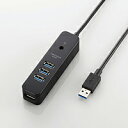 [ELECOM(GR)] USB3.0nui4|[g}Olbgtj U3H-T410SBK(s)yz