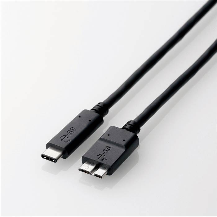 [ELECOM(エレコム)] USB3.1ケーブル(認証品、C-microB) USB3-CMB05NBK(代引不可)【送料無料】