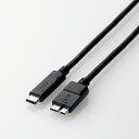 [ELECOM(GR)] USB3.1P[u(FؕiAC-microB) USB3-CMB10NBK(s)yz