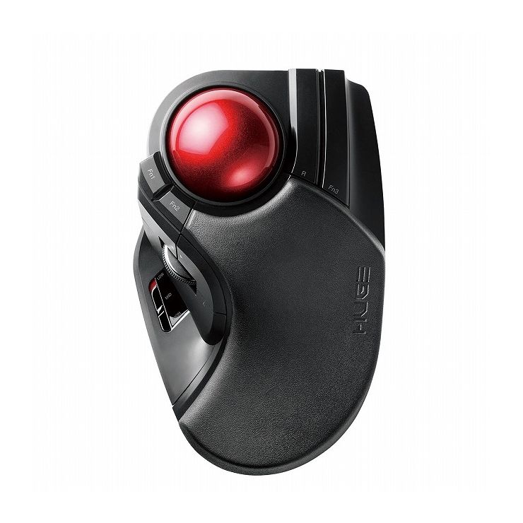 エレコム トラックボールマウス 8ボタン LLサイズ チルトホイール 大玉 リストレスト 2.4GHz 無線 ブラック(黒) M-HT1DRBK(代引不可)【送料無料】