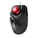 エレコム トラックボールマウス 8ボタン LLサイズ チルトホイール 大玉 リストレスト 有線 ブラック(黒) M-HT1DRBK(代引不可)【送料無料】