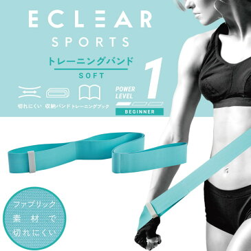 エレコム 筋トレ 器具 トレーニングバンド 初心者向け ソフト HCF-TBFSBUL(代引不可)