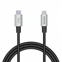 エレコム USB C-Lightningケーブル/準高耐久/1.0m/グレー MPA-CLPS10GY(代引不可)【送料無料】(2)