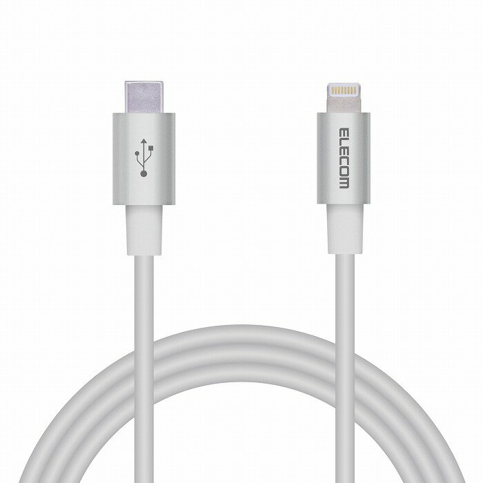 쥳 USB C-Lightning֥/ѵ/1.0m/С MPA-CLPS10SV(Բ)