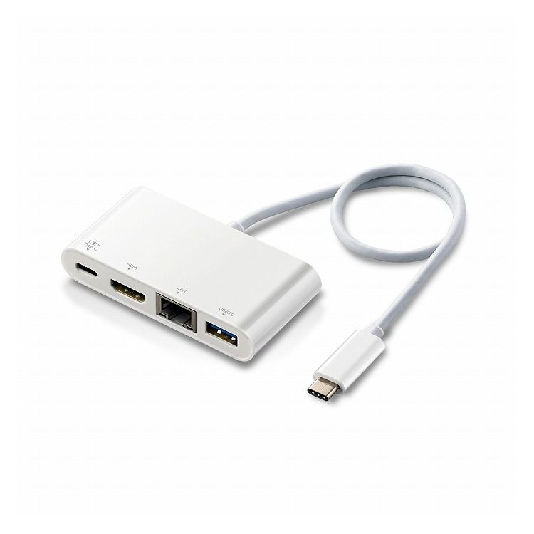 쥳 Type-Cɥå󥰥ơ PDб Type-C1ݡ USB(3.1)1ݡ HDMI1ݡ ۥ磻 DST-C09WH(Բ)̵ۡڥ᡼ءʥͥݥˡ