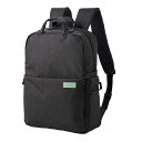 エレコム ELECOM カメラバッグ リュック オフトコ off toco 2way 撥水加工 ワンタッチ開閉 14インチPC収納 ペットボトルバンド ブラック...