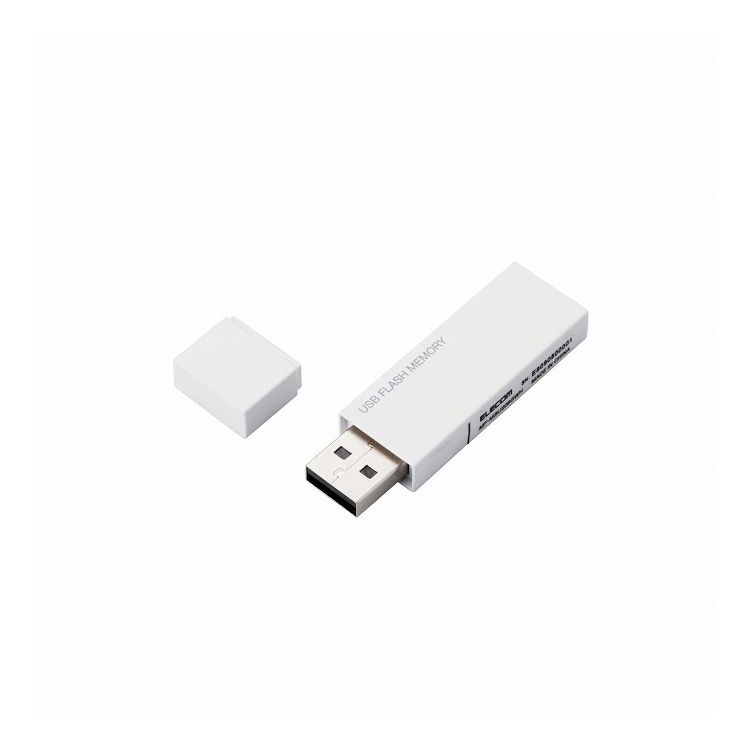 USBメモリ USB2.0 キャップ式 32GB 暗号化セキュリティ パスワード自動認証機能 1年保証 ホワイト MF-MSU2B32GWH エレコム(代引不可)【メール便(ネコポス)】【送料無料】