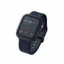エレコム アップルウォッチ カバー Apple Watch SE ( 第2世代 / 第1世代 ) / Series 6 / 5 / 4 44mm フルカバー ゴリラガラス 全面保護 液晶 側面 側面マット ブラック(代引不可)【送料無料】