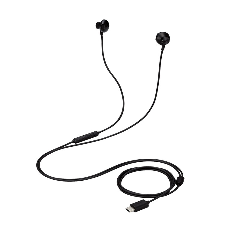 Sound-Isolating Type - エレコム ELECOM タイプC イヤホン マイク付き セミオープン型 インナーイヤータイプ 有線 Xperia Google Pixel OPPO Reno iPad Android スマホ タブレット 他対応 ブラック EHP-DF10IMBK(代引不可)