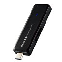 エレコム ELECOM SSD 外付け 1TB USB3.2 Gen2 読出最大1000MB/秒 小型 USBメモリ型 USB Type C 接続 Windows Mac パソコン PS5 PS4 テレビ録画 等対応 ブラック ESD-EMH1000GBK(代引不可)【送料無料】(2)
